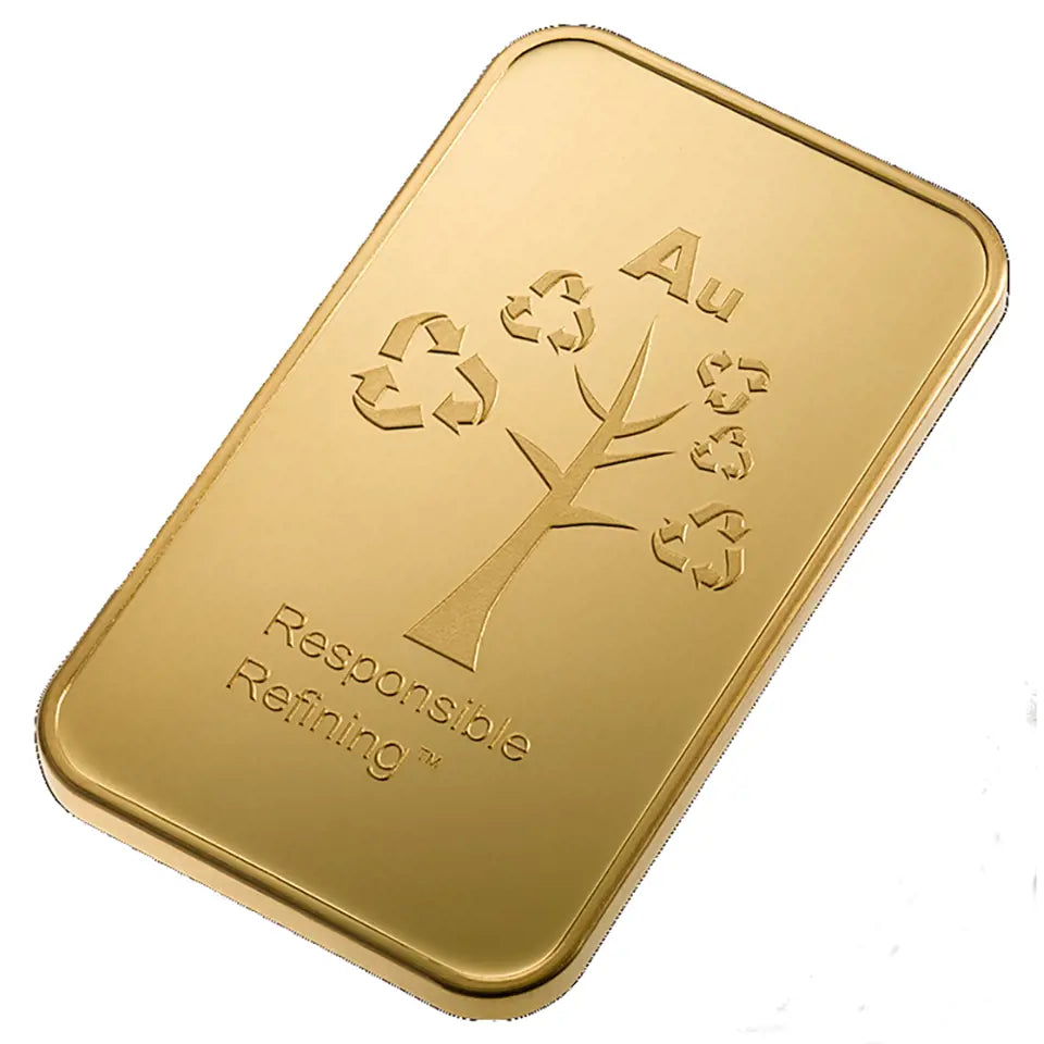 Metalor 1oz Stamped Gold Bar