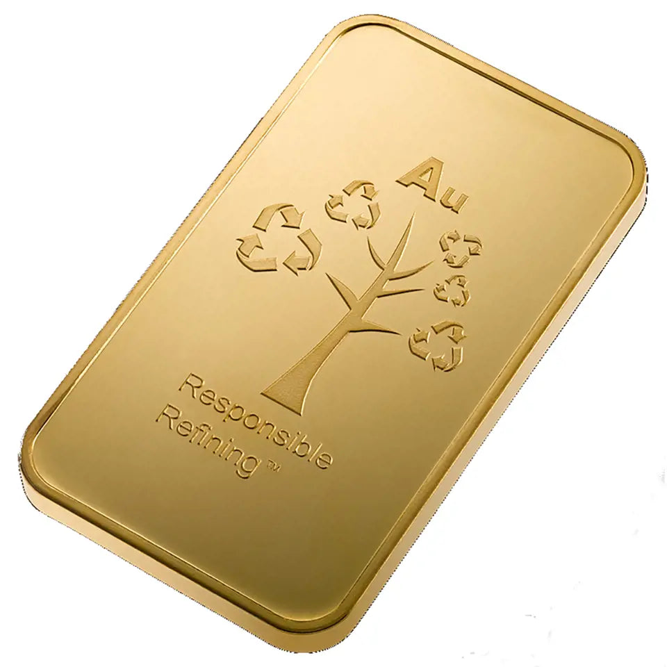 Metalor 50g Stamped Gold Bar