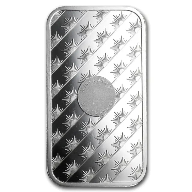 1 Ounce Sunshine Mint Silver Bar