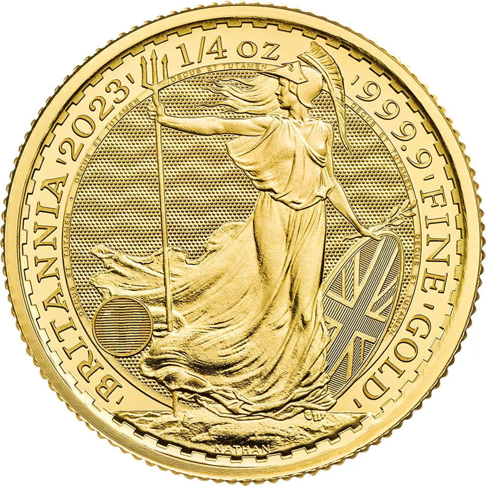 2023 King Charles III Britannia Gold 1/4oz Coin