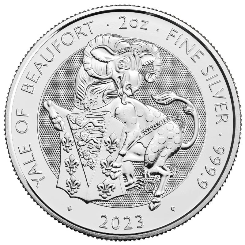 2023 Tudor Beast 2oz Silver Coin