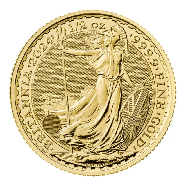 2024 UK Britannia 1/2oz Gold Coin