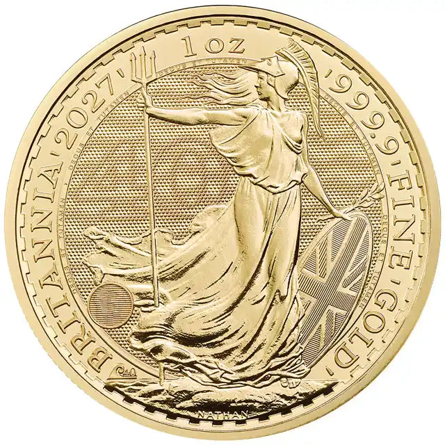 2027 1oz Gold Britannia Bullion Coin