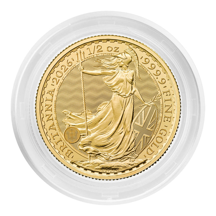 2026 UK Britannia 1/2oz Gold Coin