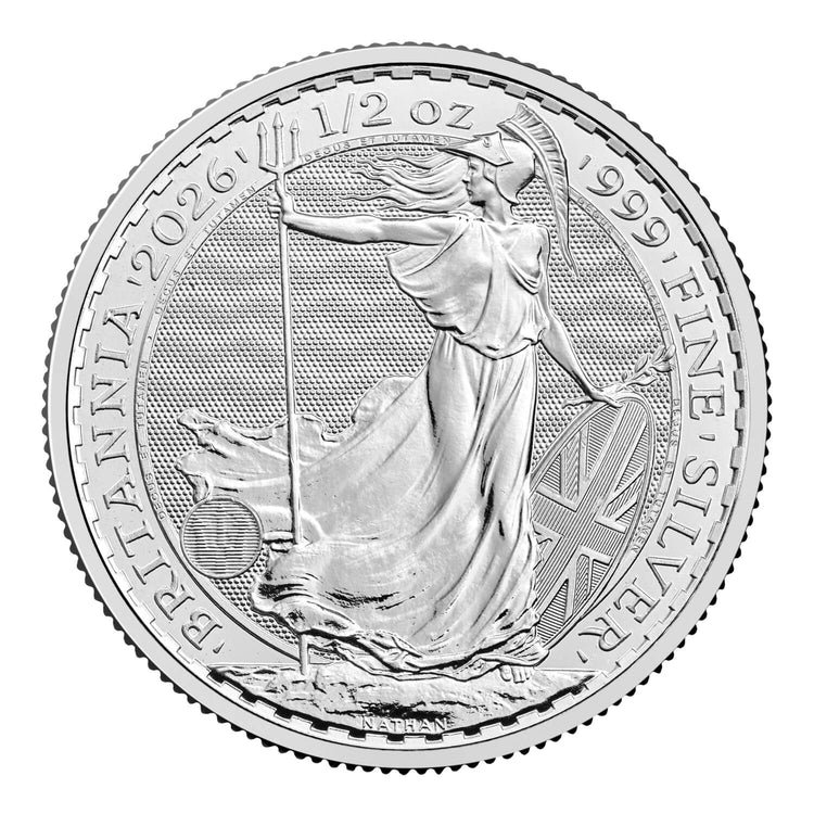 Britannia 2026 1/2oz Silver Bullion Coin
