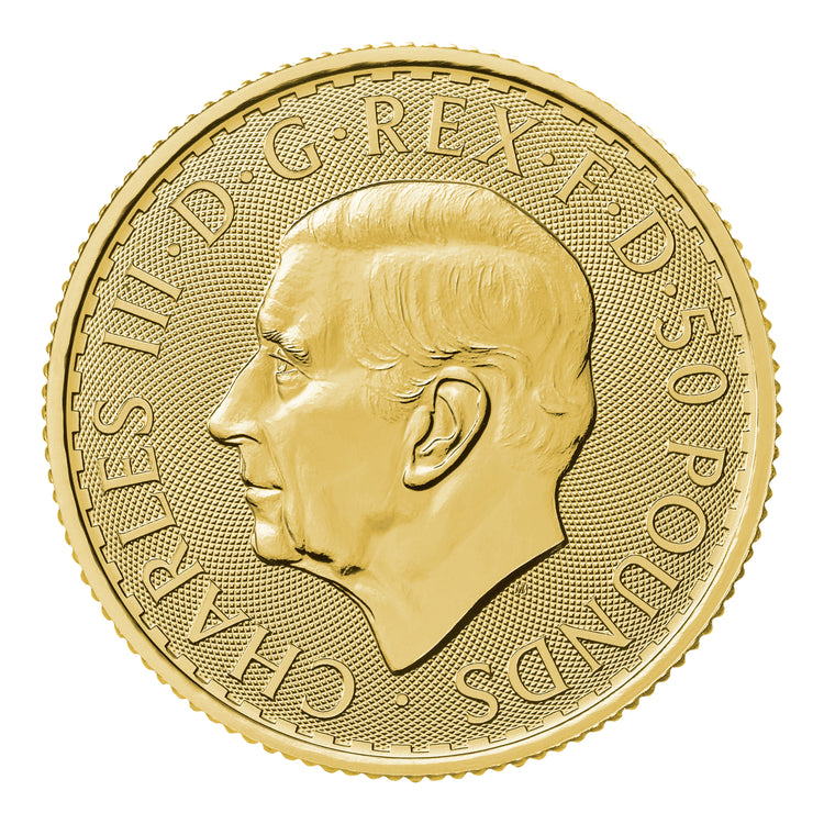 2023 King Charles III Britannia 1/2 oz Gold Coin
